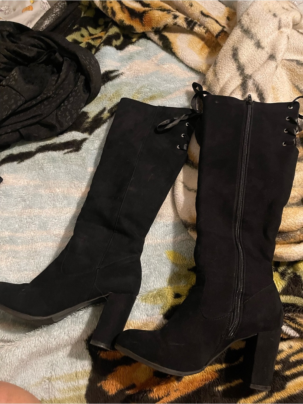 JustFab Suede Boots